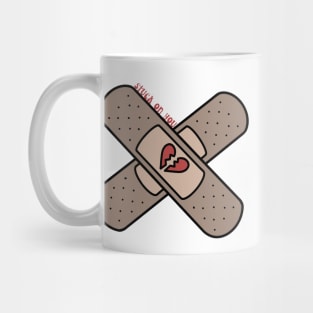 stuck on you bandaid Mug